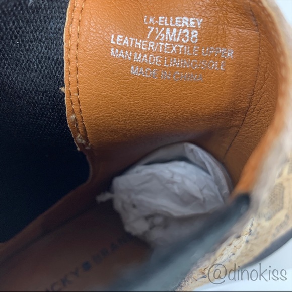 LUCKY BRAND Ellerey Lug Leather Bootie Boot - Picture 15 of 17